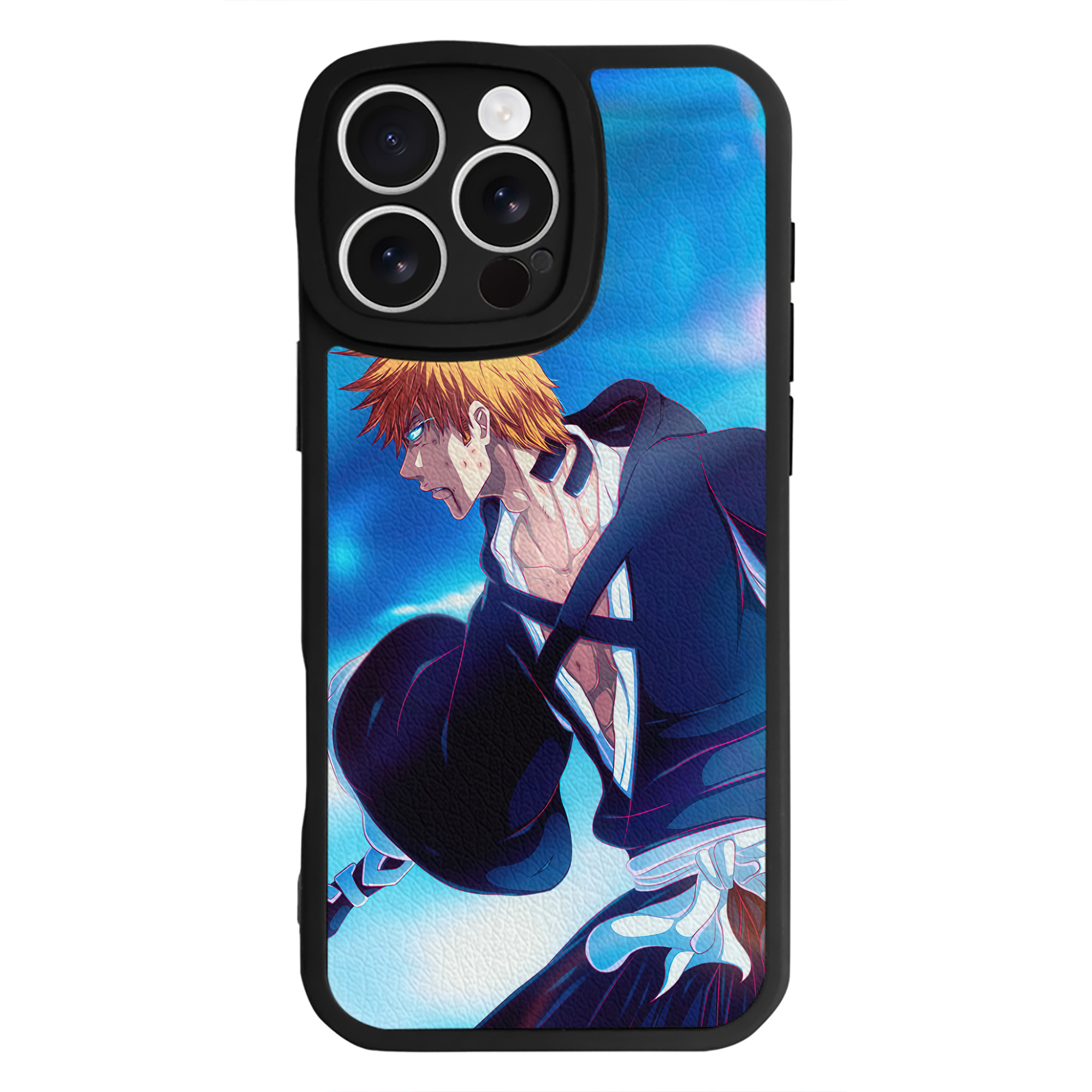 （画像用） ブリーチ BLEACH 【iPhone 16シリーズ対応】シリコンスマホケース（レザー調） 材質：シリコン
